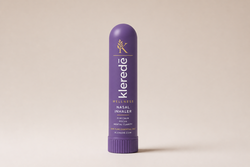 Klerede Wellness Aromatherapy Nasal Inhaler | Calm & Clarity Essential Oil Blend